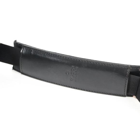 GUCCI Shoulder Bag Nylon Black Silver - Picture 9 of 13